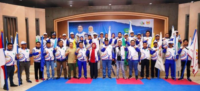 Siap Berlaga di Porprov Sulsel 2022, Kontingen Maros Dikukuhkan