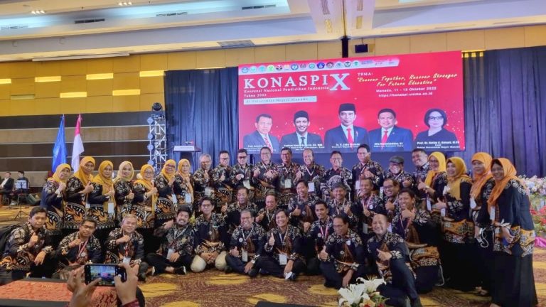 Jadi Pembicara di Konaspi X Manado, Rektor UNM Didampingi 123 Dosen 