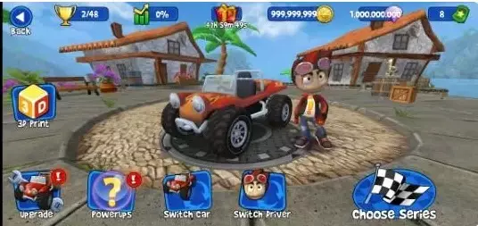 Download Beach Buggy Racing MOD APK v2022.09.21 Unlimited Money and Power-ups