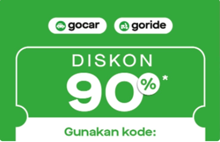 30 Kode Promo Gojek, GoCar, GoRide, GoSend, GoMart, GoFood Hari ini Rabu 5 Oktober 2022 Diskon 90%