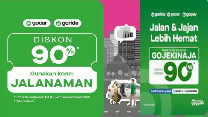 29 Kode Promo Gojek, GoCar, GoRide, GoSend, GoMart, GoFood Hari ini Selasa 11 Oktober 2022 Diskon 90%