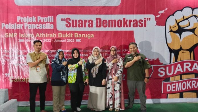 SMP Islam Athirah Bukit Baruga Gelar P5 Bertajuk Suara Demokrasi
