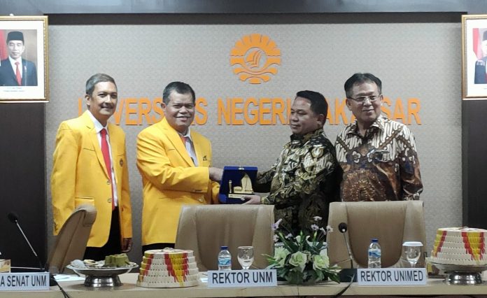 Kunjungi UNM, Pimpinan UNIMED Kepincut Program Enterpreneur dan Percepatan Guru Besar