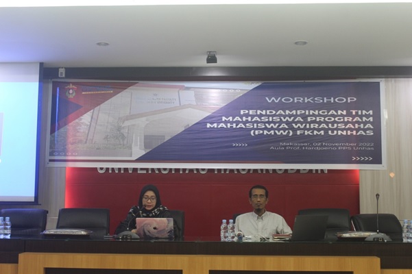 Tingkatkan Jiwa Wirausaha, FKM Unhas Gelar Workshop Pendampingan PMW