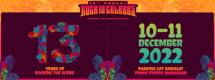 Harga Tiket Rock In Celebes 2022, 10 - 11 Desember 2022