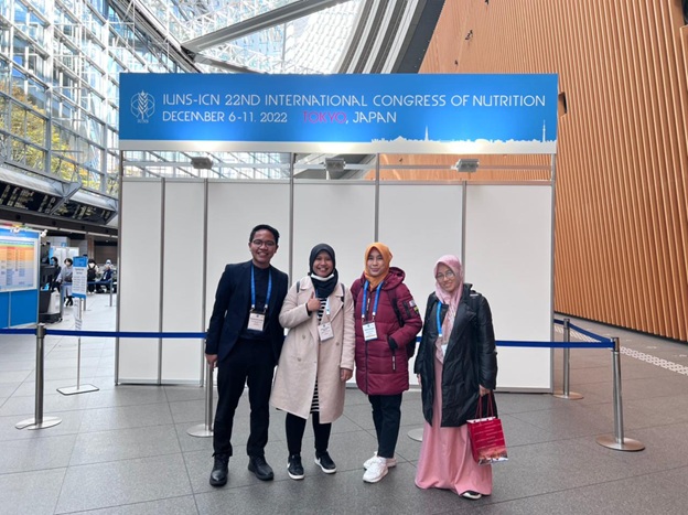 Dosen Departemen Ilmu Gizi FKM Unhas Presentasi Oral dan Poster di International Congress of Nutrition Ke-22 di Jepang