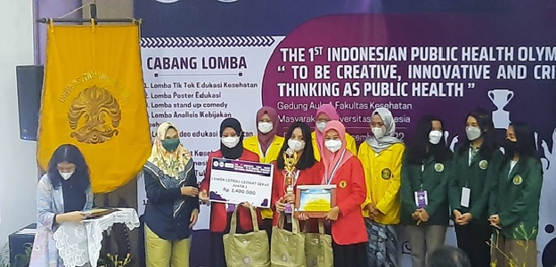 FKM Unhas Raih Prestasi di Final The 1st Indonesian Public Health Olympiad