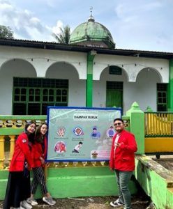 Selanjutnya, titik pemasangan ketiga yaitu berada pada Mesjid di Desa Parenreng.