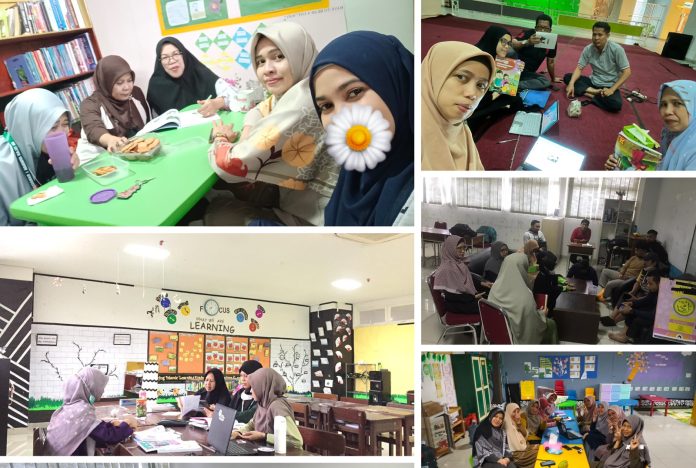 Guru SD Islam Athirah 1 Makassar Rancang Kegiatan dan Program Semester Genap