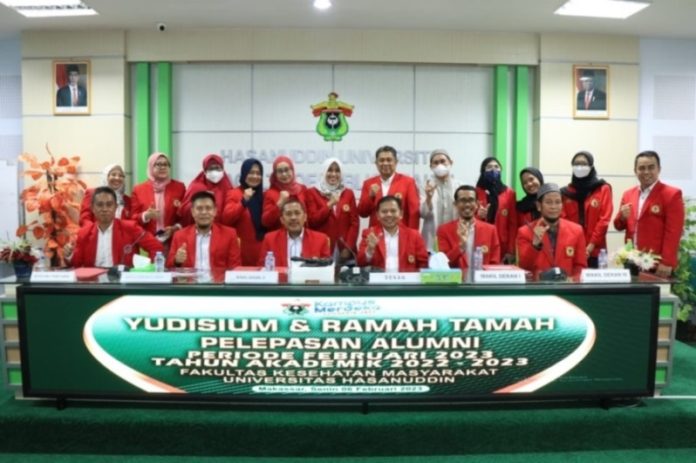 FKM Unhas Gelar Yudisium dan Ramah Tamah Pelepasan Alumni yang Pertama pada Tahun 2023