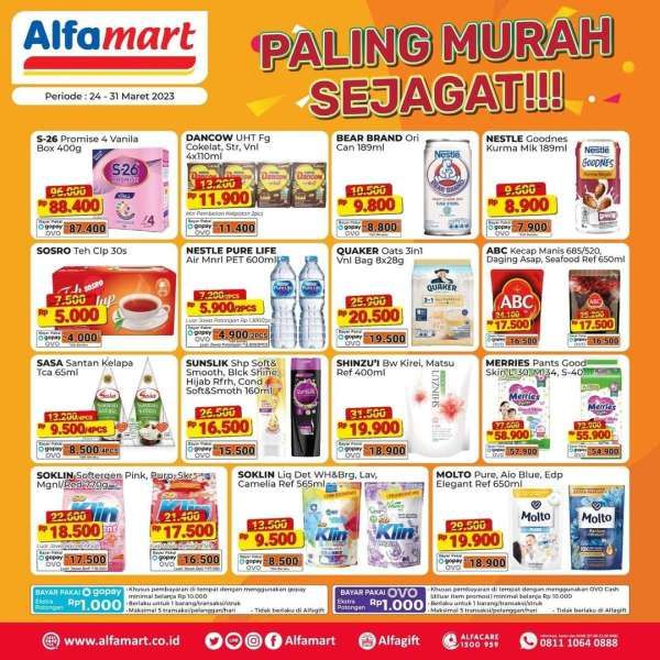 Promo JSM Alfamart Terbaru 30 - 31 Maret 2023, Ada Paket Minyak Goreng Hemat