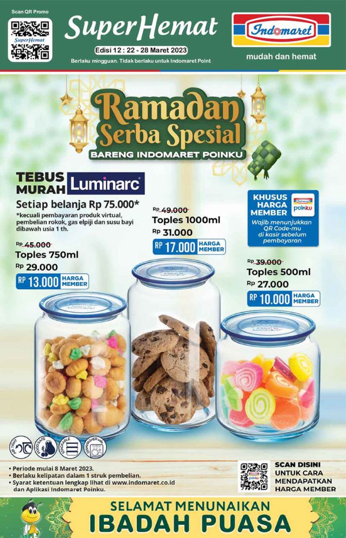 Katalog Promo JSM Indomaret 25 - 26 Maret 2023