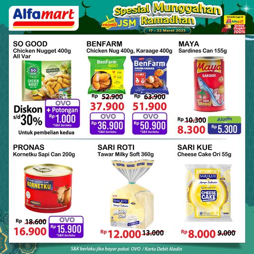 Promo JSM Alfamart Terbaru 21 Maret 2023, Ada Paket Ramadhan Hemat