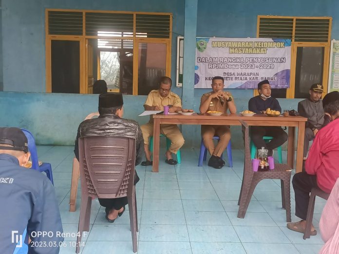 Desa Harapan di Kabupaten Barru, Gelar Penyusunan RPJM Desa