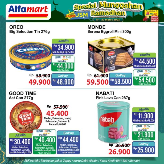 Promo JSM Alfamart Terbaru 23 Maret 2023, Paket Buka Puasa Murah Meriah