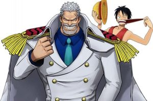 Garp dam Luffy