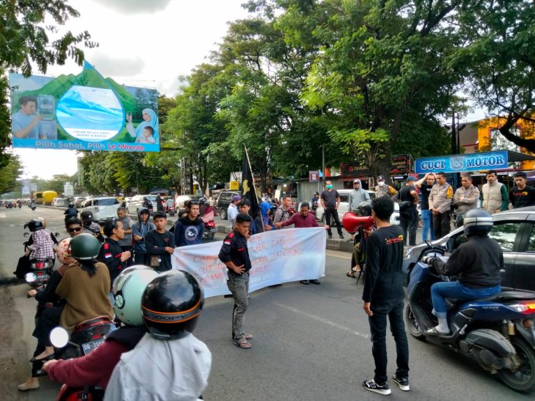 Sikapi Pengesahan Perpu Ciptaker, KPPM Lakukan Aksi Unjuk Rasa