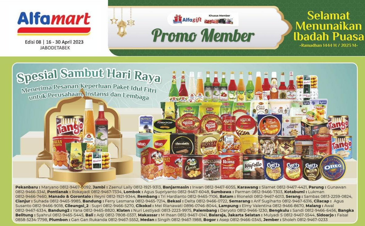 Promo JSM Alfamart Terbaru 18 - 23 April 2023, Spesial Lebaran