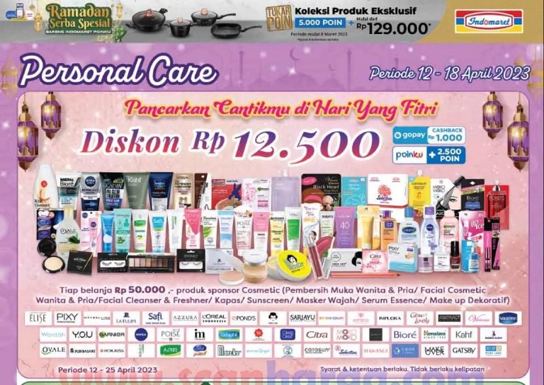 Katalog Promo INDOMARET Hari Ini 13-14 April 2023, Lengkapi Perawatan Wajahmu