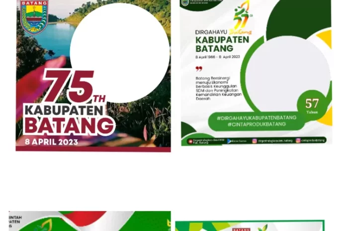 Link Twibbon HUT Kabupaten Batang Ke-57