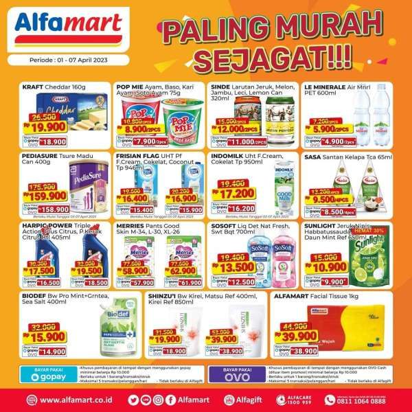 Promo JSM Alfamart Terbaru 4 - 7 April 2023, Super Hemat di Awal Bulan