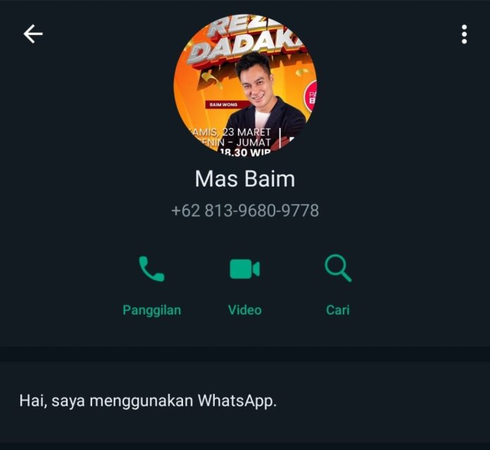 Modus Penipuan Giveaway Mengatas Namakan Baim Wong Kuras Uang Puluhan Juta