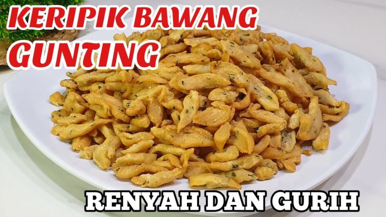 Resep Kue Bawang Gunting Renyah, Cocok untuk Cemilan saat Kumpul Lebaran