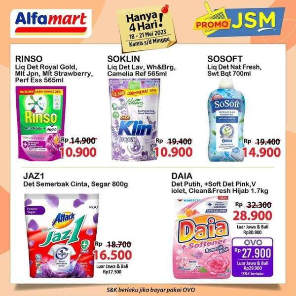 Katalog Promo Alfamart Sabtu 20 Mei 2023