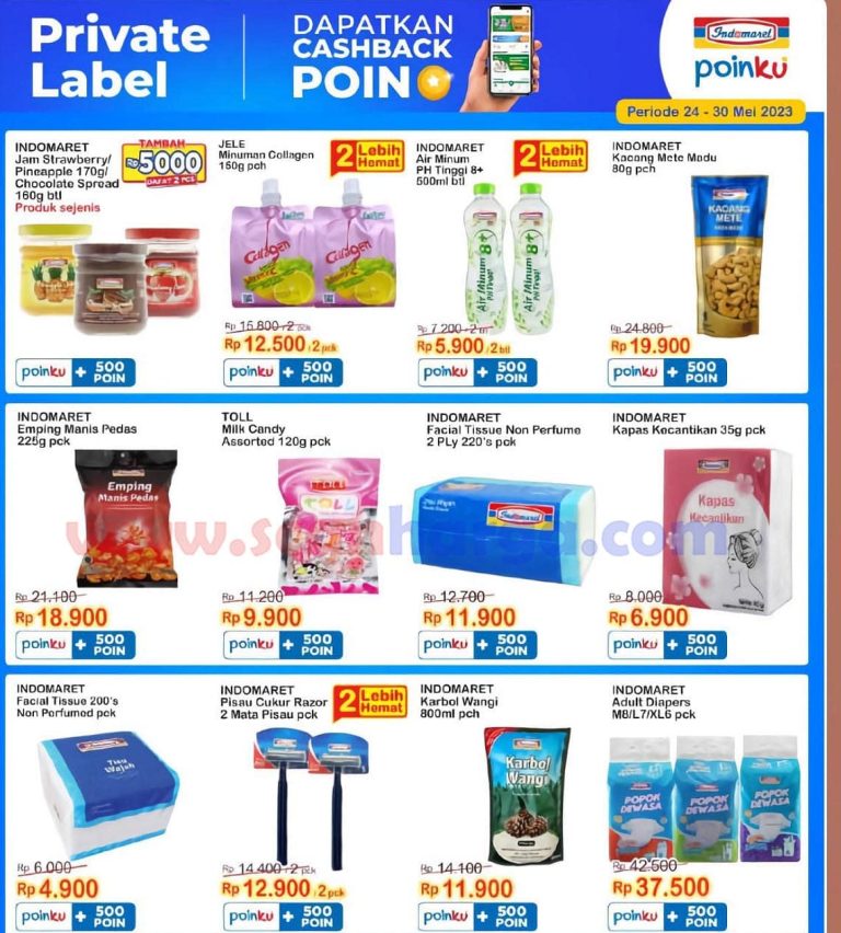 Katalog Promo Terbaru INDOMARET 24-31 Mei 2023, Belanja Murah di Akhir Bulan