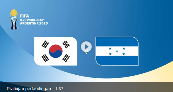 Korea Selatan U20 Vs Honduras U20