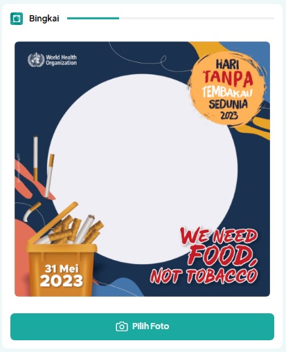 19 Twibbon Hari Tanpa Tembakau Sedunia 2023, Pengingat Bahaya Kesehatan