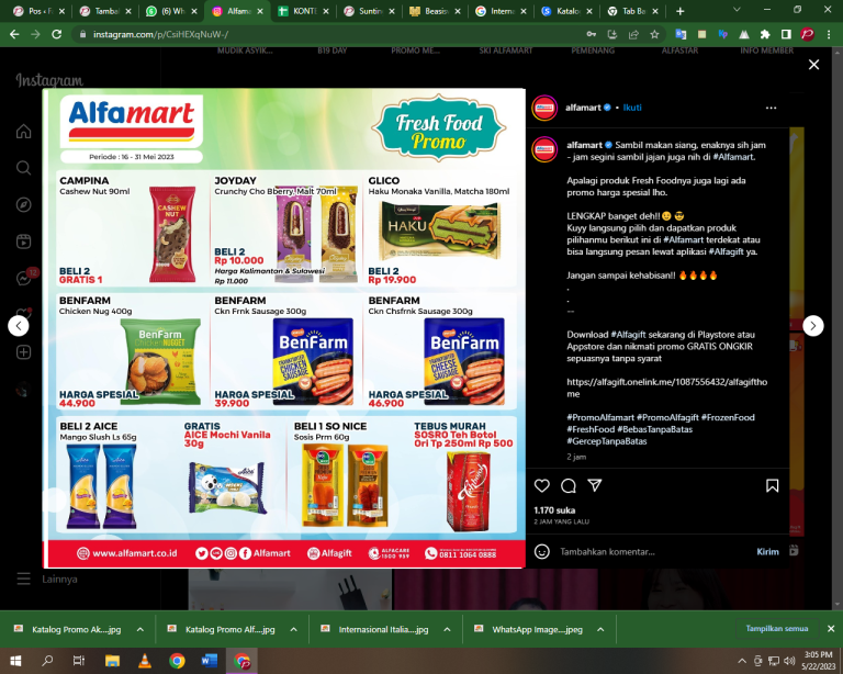 Katalog Promo Alfamart Hari Ini 23-24 Mei 2023, Segarkan Dompet