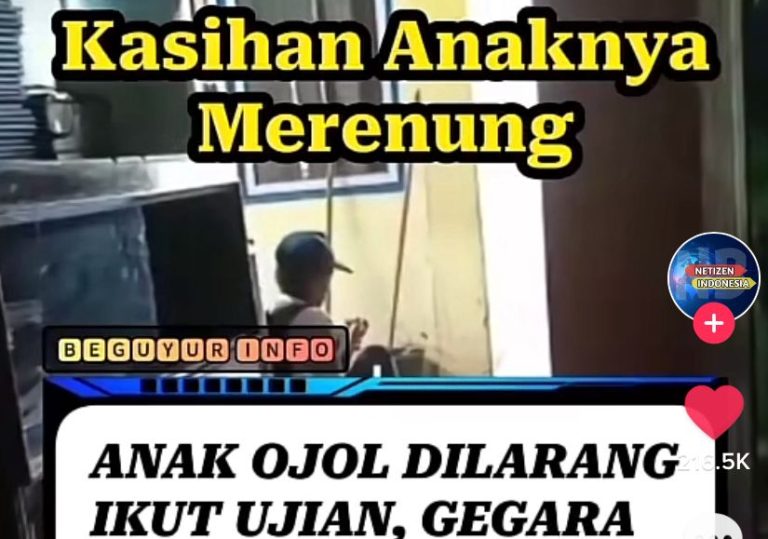 Viral! Siswa SD di Medan Gagal Ikut Ujian Karena Belum Bayar Uang Sekolah