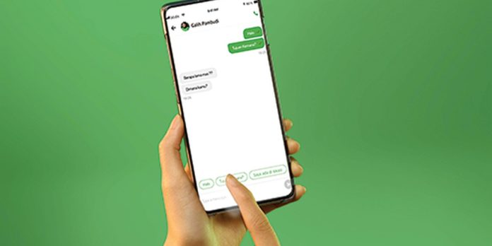 Cara chat di Gojek