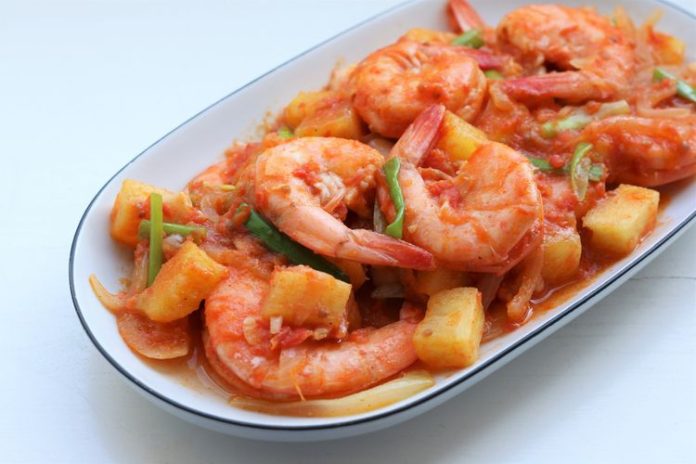 Resep Udang Asam Manis