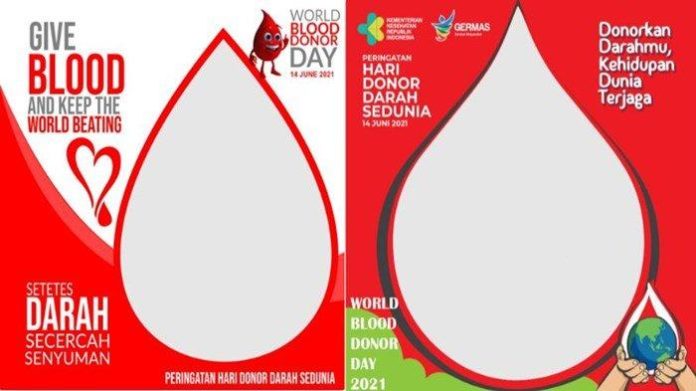 Twibbon Hari Donor Darah Sedunia