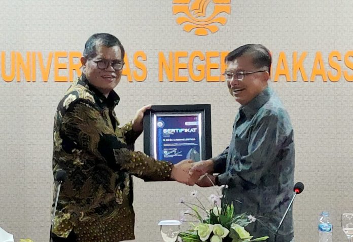 JK Dorong UNM Siapkan Revolusi Entrepreneurship Jawab Tantangan Zaman