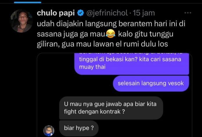 Jefri Nichol Ajak Celloz Duel