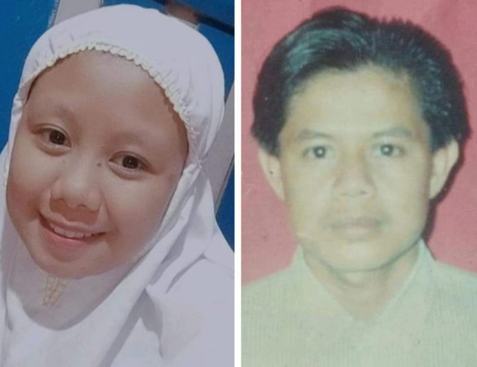 Riska Yunus dan alm ayahnya.