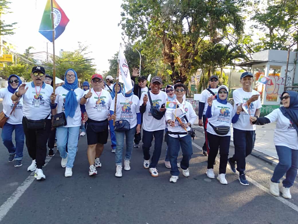 Peserta GJS menempuh rute Jl A.Yani, terus ke Jl Kajaolaliddo, dan finish kembali di Lapangan Karebosi. ( Foto : Istana )