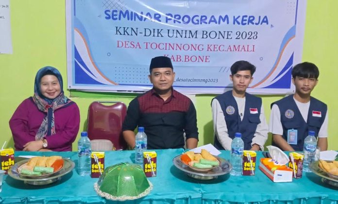 KKN UNIM Bone Gelar Seminar di Amali, Proker Diharap Sesuai Program Desa