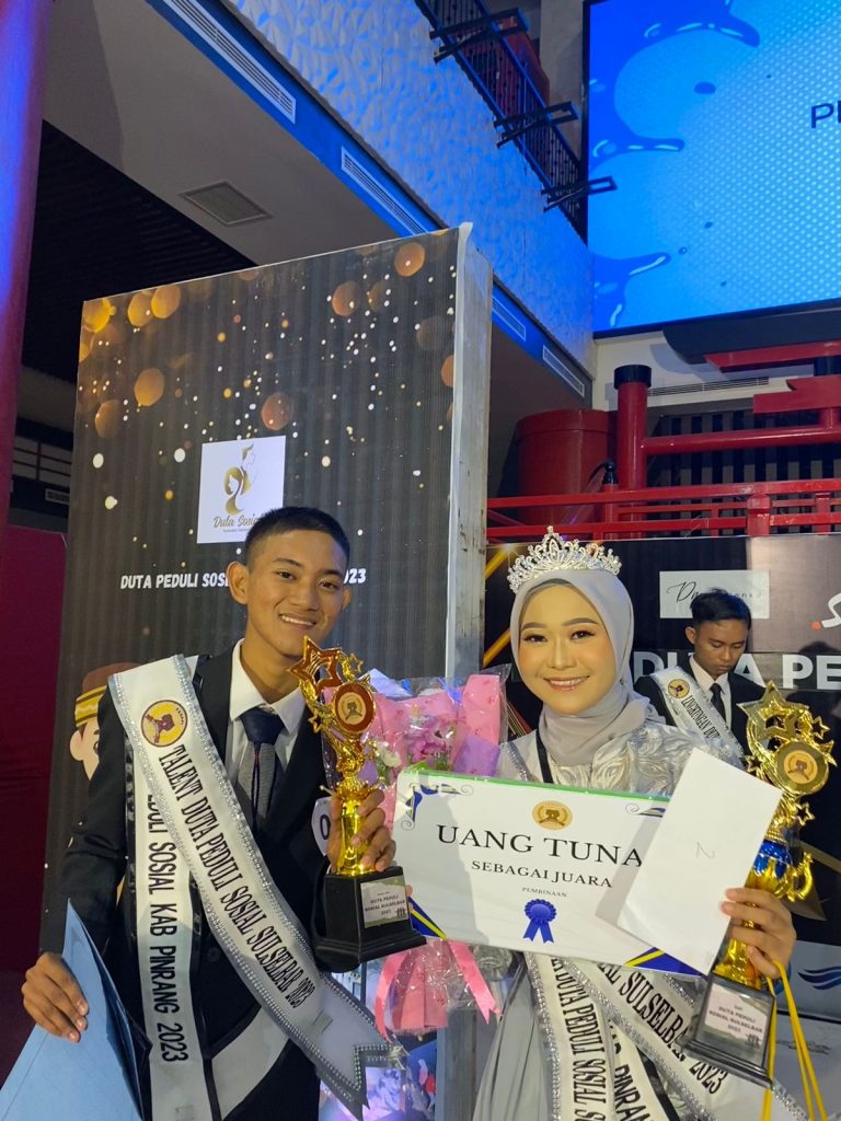 Siswa UPT SMAN 2 Pinrang Runner Up I Putri Duta Peduli Sosial