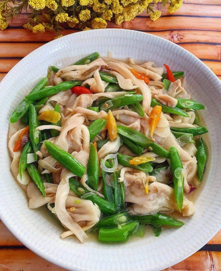 Resep Oseng Jamur Tiram Buncis, Bisa Tanpa Lauk
