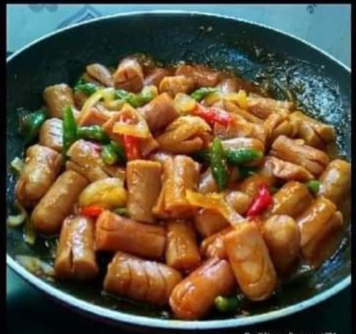 Resep Sosis Pedas Asam Manis, Cocok Buat Jualan Lauk