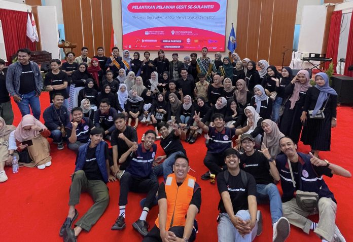 200 Anggota Relawan Gesit se-Sulawesi dilantik serentak