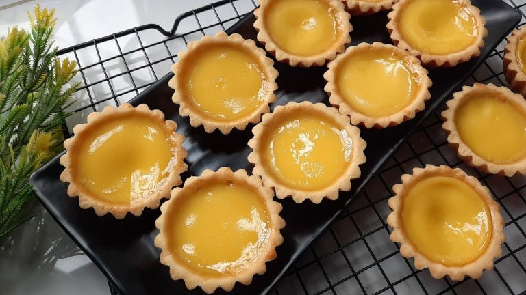 Resep Kue Pie Susu Renyah, Hongkong Egg Tart