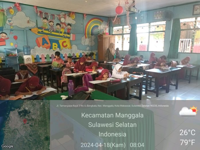 BERITA FOTO: Kegiatan Pembelajaran UPT SPF SD Inpres Bangkala I Makassar Kembali Normal