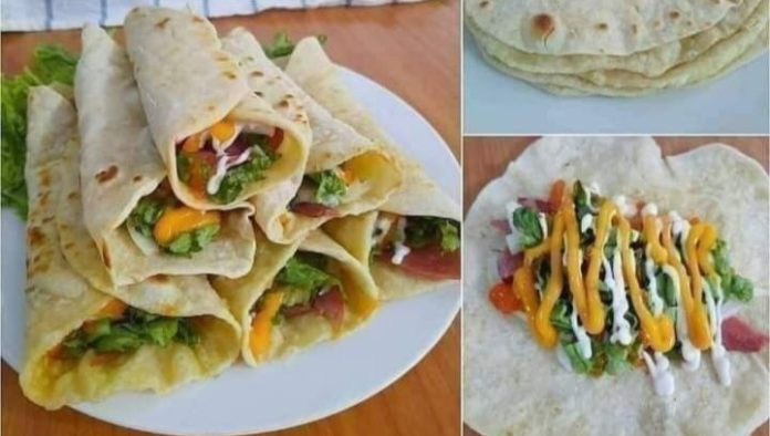 Resep Kebab, dengan Kulit Tortila Hommade