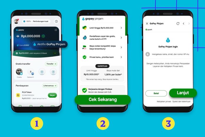 Tarik Tunai Limit GoPay Pinjam