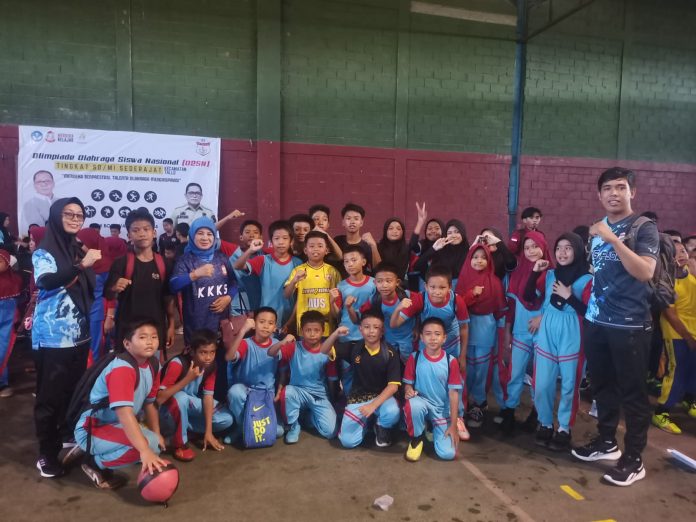 Olympiade Olahraga Siswa Nasional (O2SN) tingkat Kecamatan Tallo Makassar.